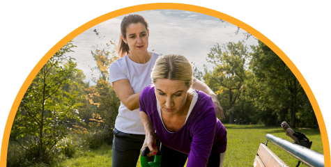 foto-mit-kreisdesign personaltraining mit kettlebell